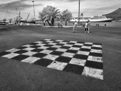 Checkerboard (Infrared Street Photography)