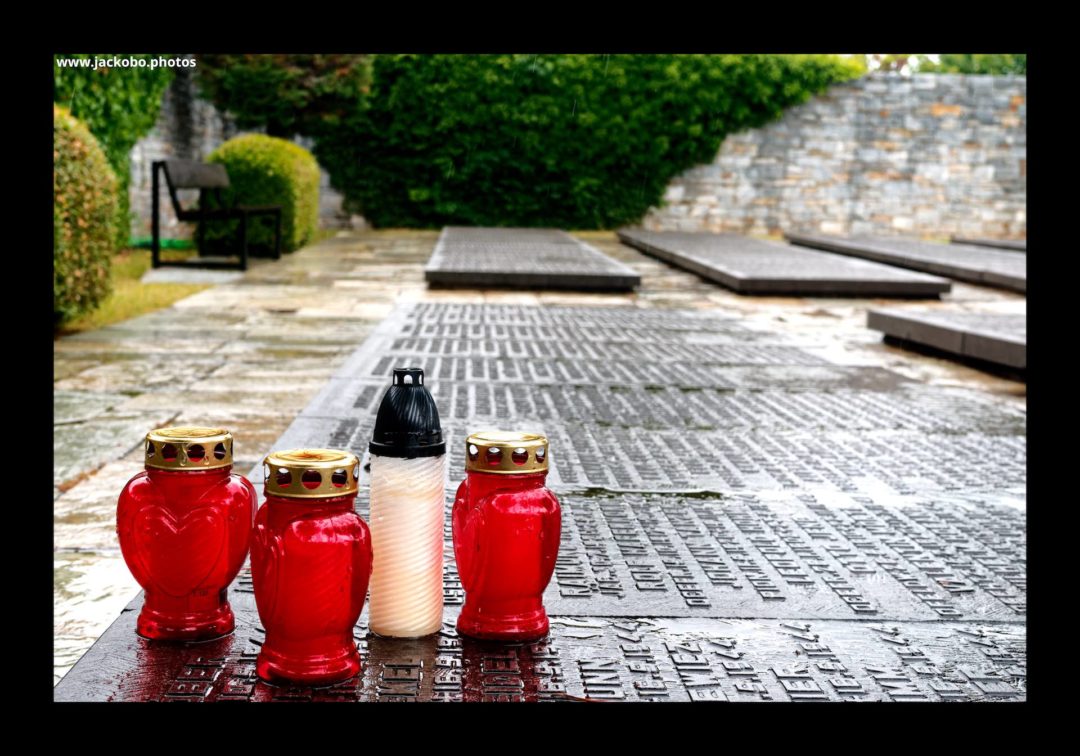 In Memoriam (Votive Candles on a Grave)