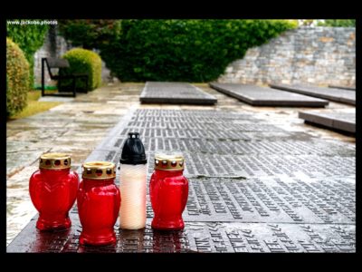 In Memoriam (Votive Candles on a Grave)